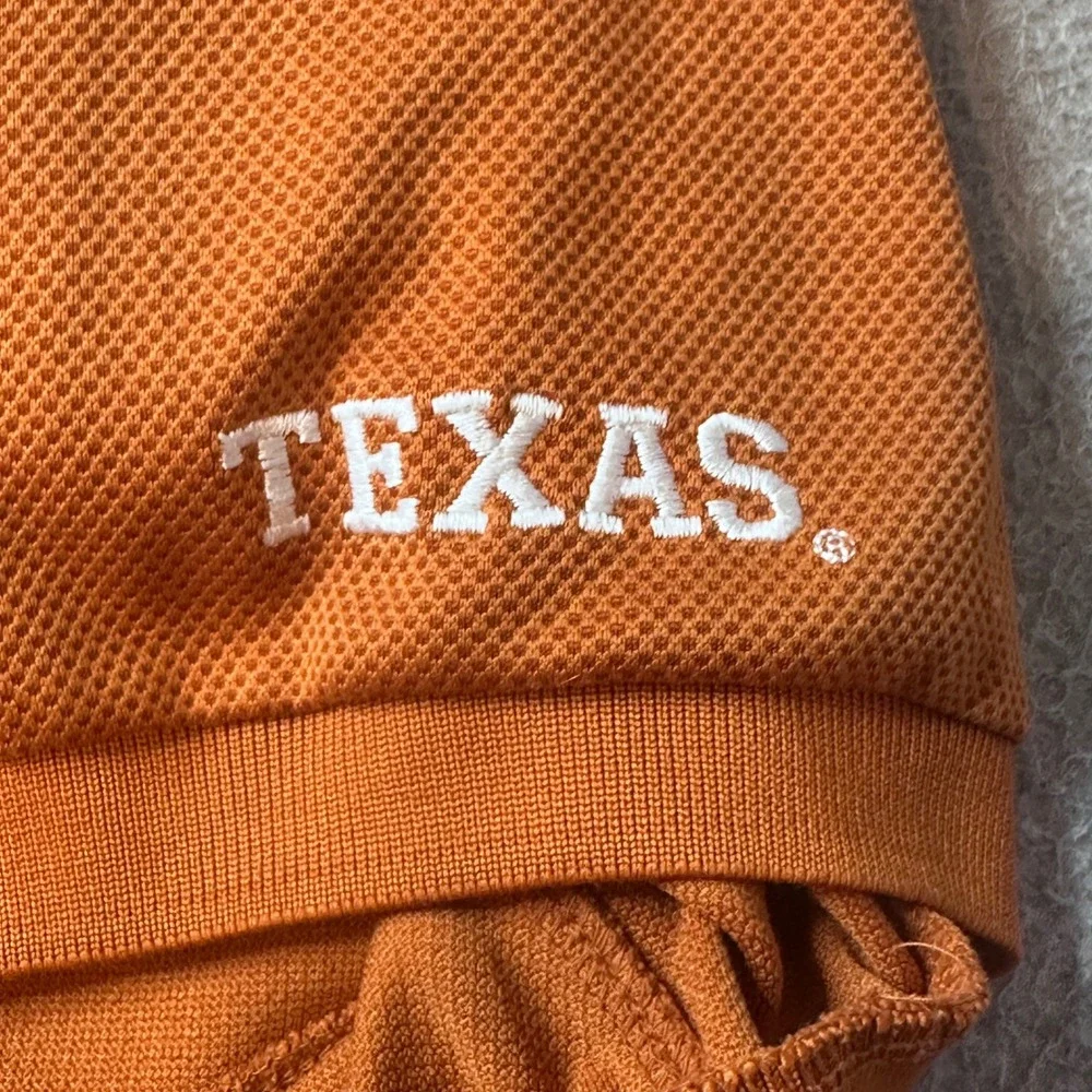 Texas Longhorns Columbia Polo Shirt Mens XL Orange PFG Omni-Shade Short Sleeve